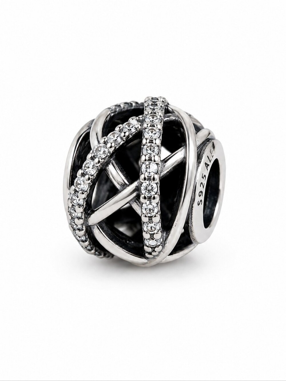Authentic Pandora Galaxy Openwork Charm 791388CZ Sterling Silver CZ S925 ALE